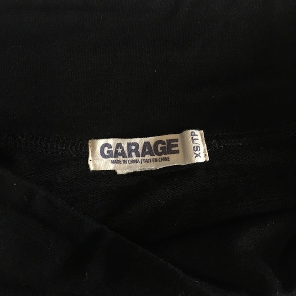 Black Garage Mini Skirt - Picture 4 of 4